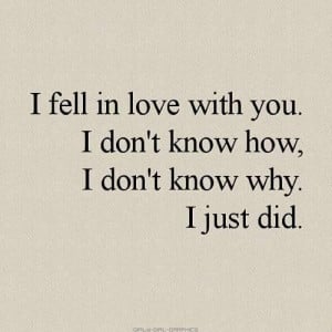 Falling For You Quotes & Sayings