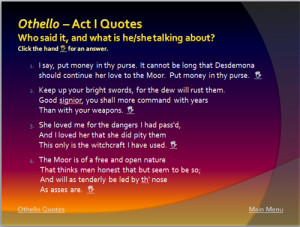 Iago Othello Quotes Othello quote 1