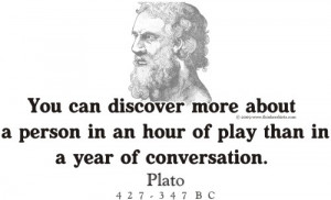 Design #GT287 Plato - You can discover more about a person in an hour