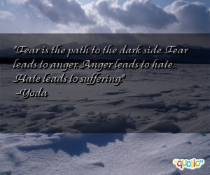 yoda quotes fear leads to anger