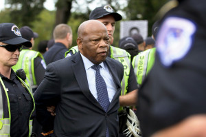 When John Lewis is arrested, we should probably pay attention