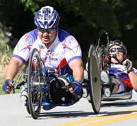 Handcycling- I'd like to see certain people try it... ;-)