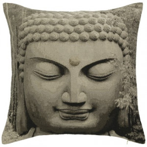Buddha Natural Filled Cushion