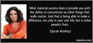 Material Things Quotes Quote-what-material-success-