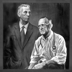 Bill Wilson and Dr. Bob Smith painting December 50% Sale