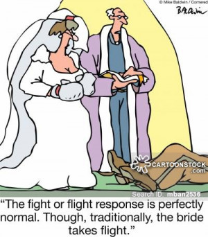 Fight Or Flight Response Cartoon