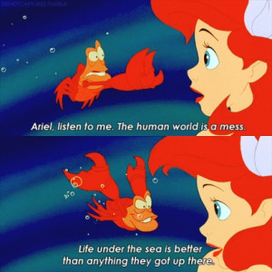 ... To The Dangerous World Above The Sea In Disney’s The Little Mermaid