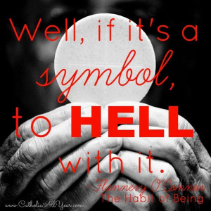 Well if it's a symbol, to Hell with it.