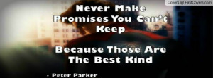 The Amazing Spiderman quote Profile Facebook Covers