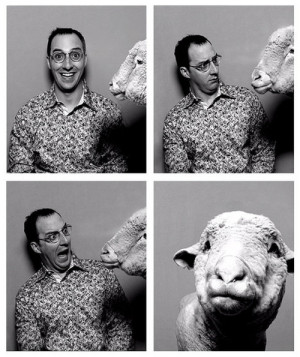 arrested development, buster, funny, photo booth, picture, sheep, show