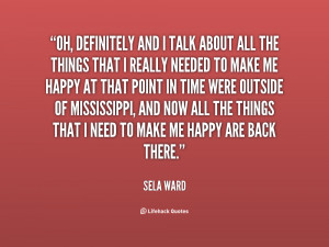 Sela Ward Quotes