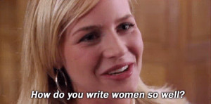 Melvin Udall: I think of a man, and I take away reason and ...