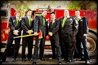 Firefighter wedding