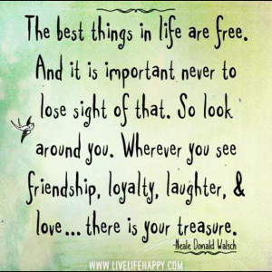 Friendship Love And Loyalty...