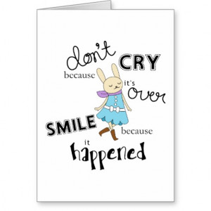 Kawaii Adorable Bunny Cartoon Inspirational Quote Greeting Cards