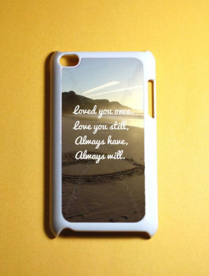 Ipod Touch 4 Case Love Quote Ipod 4G Touch Case 4th by KrezyCases, $15 ...