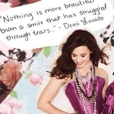 Demi Lovato Quotes About Beauty Nothing is more beautiful than