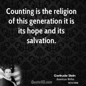 Gertrude Stein Religion Quotes