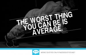 quotes about being average