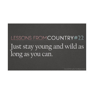 lessons from country.