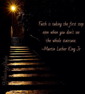 MLK Jr. Faith quote via www.Facebook.com/WatchingWhales