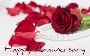 Happy marriage anniversary wishes rose