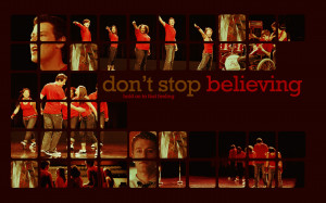 Don't Stop Believing Lyrics Glee