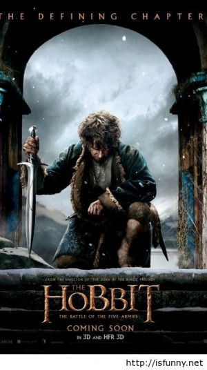 Bilbo Baggins Goes Epic Mode In This Hobbit Battle Of The Five Armies ...