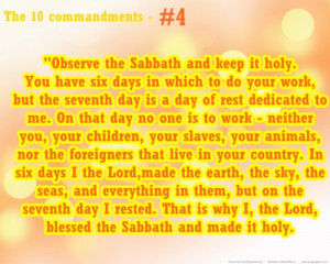 Chapter 4 - The Ten Commandments