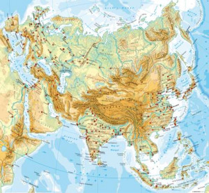 eurasia political map