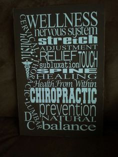 Chiropractic Subway Art
