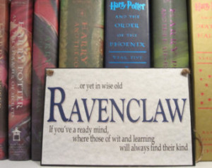 Large Craft Sign - Harry Potter Inspired - Hogwarts Houses - Ravenclaw