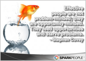 Quote - Effective people are not problem-minded; they’re opportunity ...