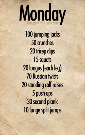 Fit & Firm: Daily Workout Plan
