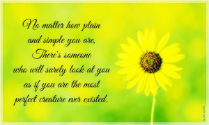 Lovely Simple Quotes About Love: No Matter How Plain And Simple You ...