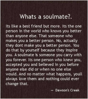 whats a soulmate?
