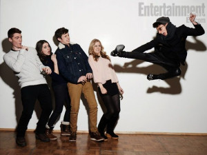 Gabriel Basso, Alison Brie, Nick Robinson, Erin Moriarty, and Moises ...