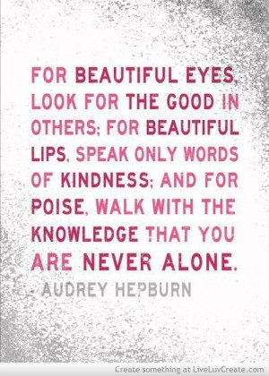 , audrey hepburn, beautiful, cute, inspirational, life, pretty, quote ...