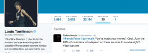 ... subtly showed his support for Calvin by favouriting his initial tweet
