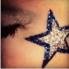 Majorette makeup. Cute!