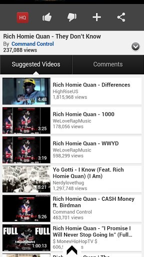 Rich Homie Quan Songs screenshot for Android