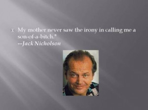 Jack Nicholson