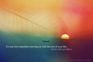 Starts With Goodbye - Carrie Underwoodcredit: putteredthoughts