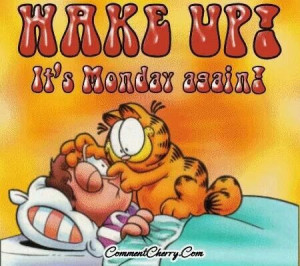 Wake up it's Monday again!