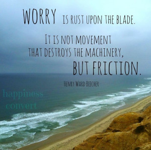 Worry quote via www.Facebook.com/HappinessConvert