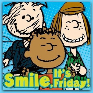 Smile, it's Friday! via www.Facebook.com/Snoopy