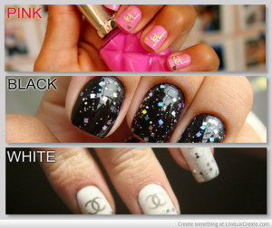 ... black white love fashion life beauty cute nails, pretty, quote, quotes