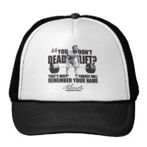 Abraham Lincoln Gym Humor - Deadlift Trucker Hat