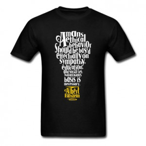 Albert Einstien Quote regarding Religion T-Shirts