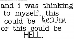 Hotel California - The Eagles. Heard this today and thought of you SCB